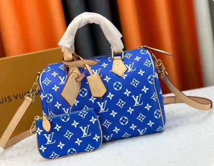 Mirror Bag- Lulu Blue Speedy