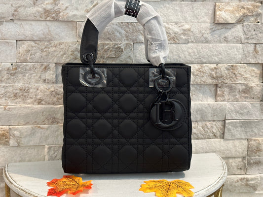 Fall New Arrivals- Mirror Bags- Black Lady D Bag