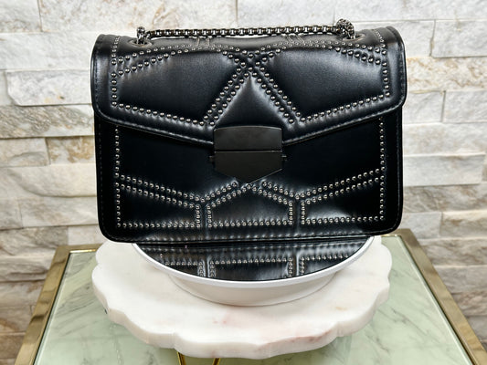 29 Studded Black Bag