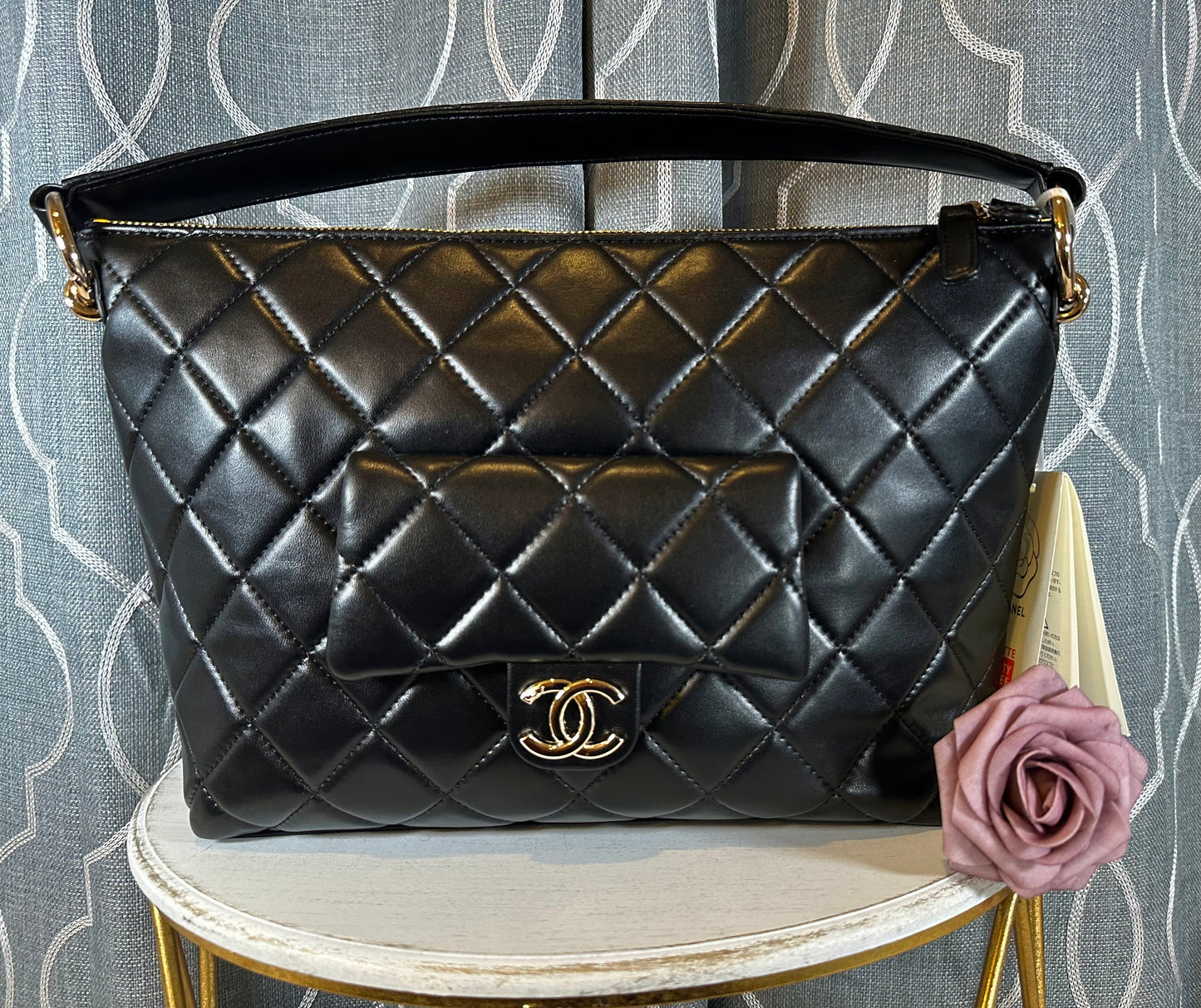 Mirror Bags- CC Quilt Top Zip Handbag