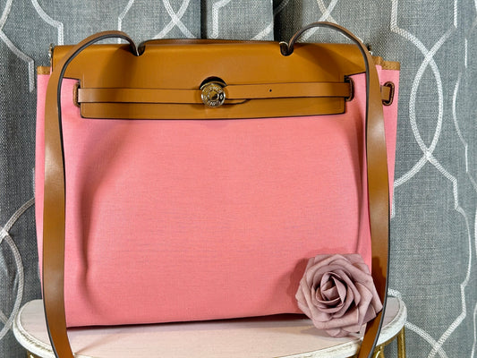 Mirror Bags- H Pink Satchel Bag
