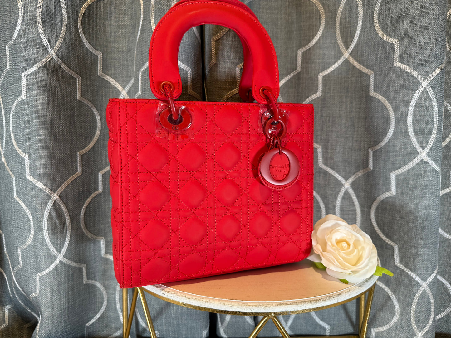 Mirror Bags- CD Red Matte Lady D