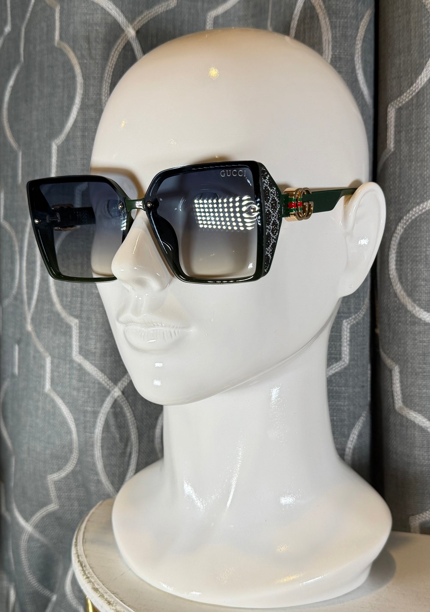 Luxury Sunglasses- Box 4- Green Sparkle