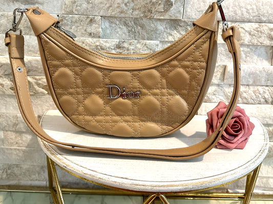 MB Tan CD Moon Bag