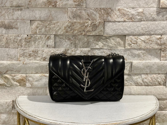 Mirror Bags- YS Small Black Chevron Bag