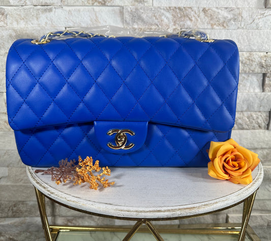 Mirror Bags- Electric Blue Large CC Bag