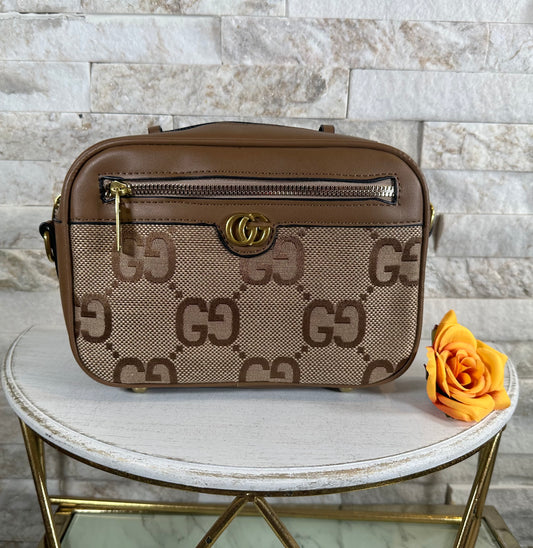 Mirror Bag- Brown GG Camera Bag