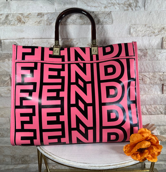 Mirror Bags- Pink Fen Fen Tote