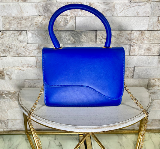 Electric Blue Arm/Crossbody Bag