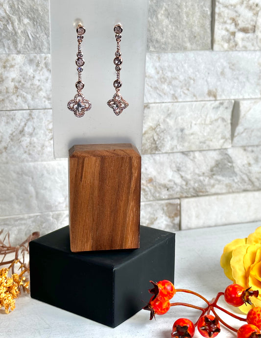 Earrings- Lulu Rose Gold Dangle