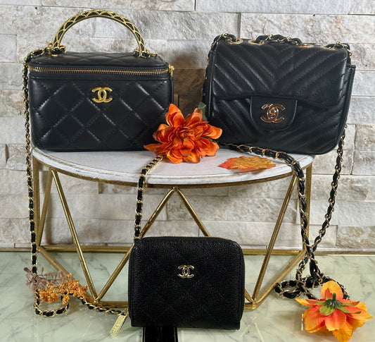 Fall New Arrivals- Mirror Bags-CC Black Set