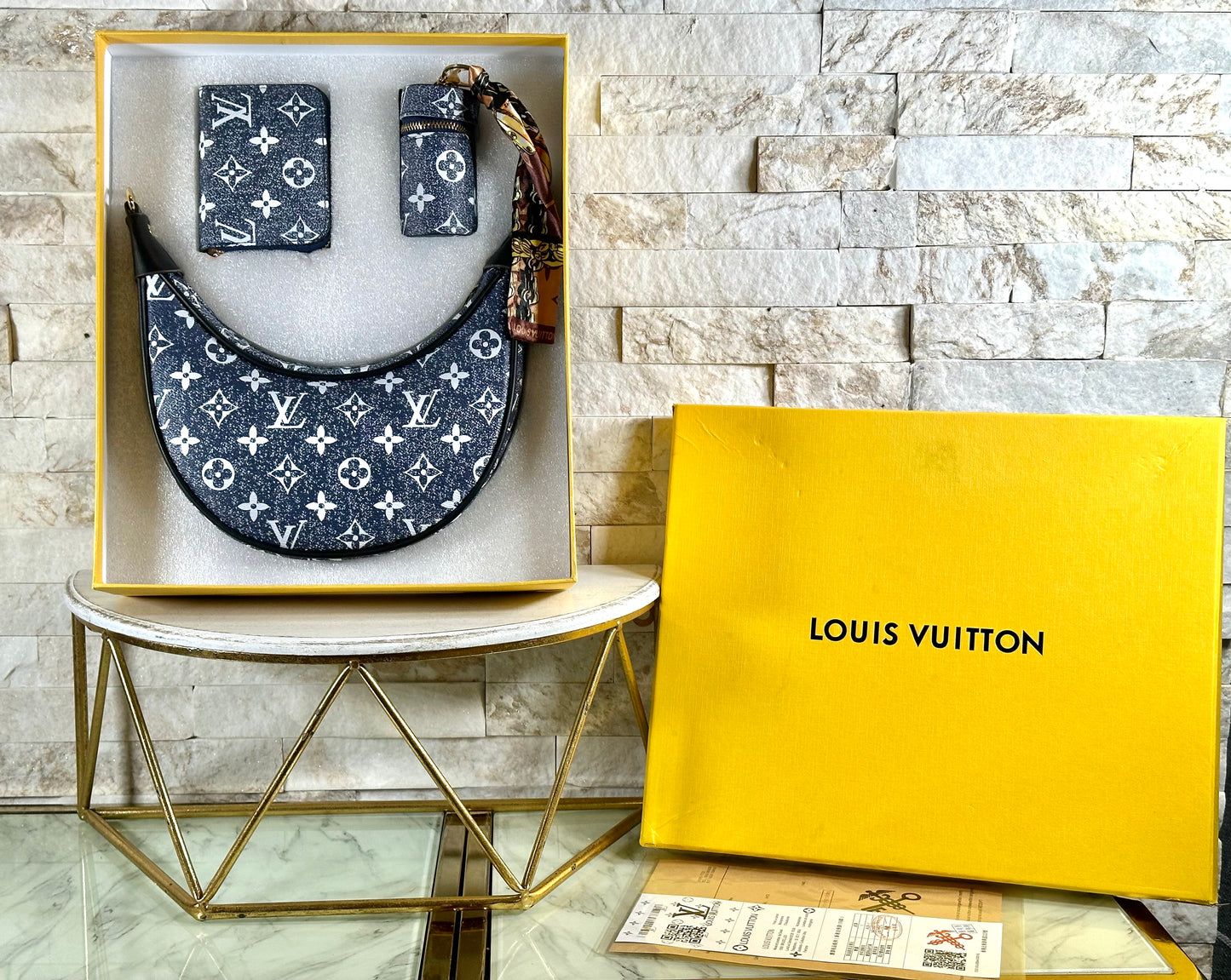 Fall New Arrivals-Mirror Bag-Dark Denim Wash Lulu Set