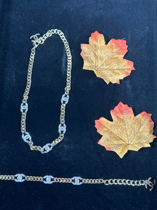 Jewelry Sets- CC Gold Chain Set