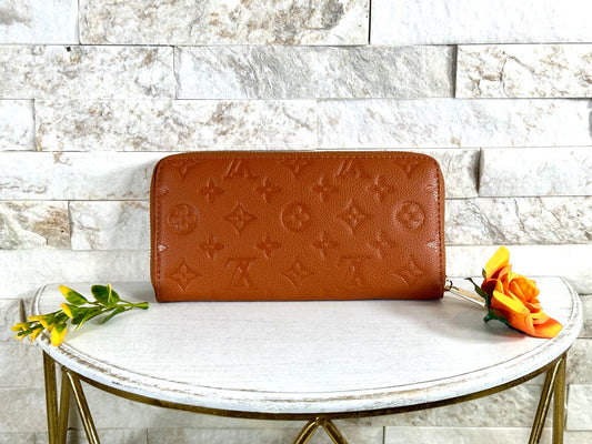 Fall New Arrival- Accessories- Lulu Pumpkin Spice Wallet