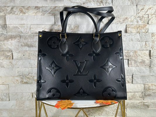 New Fall Arrivals- Mirror Bags- Black MM On The Go Lulu Bag