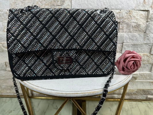 Sparkle Black CC Bag