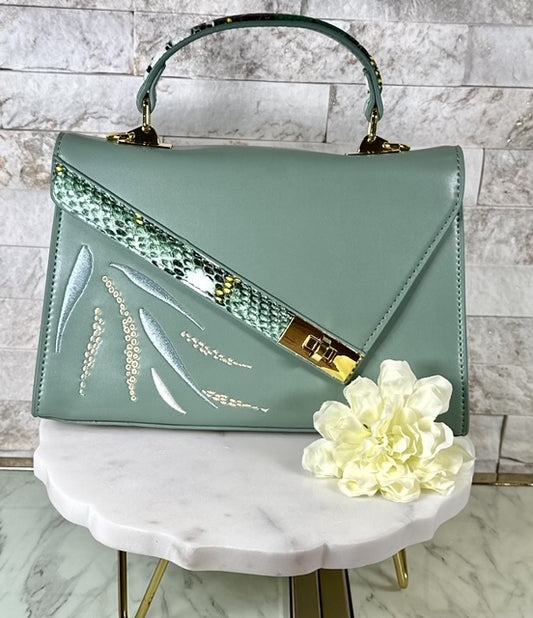 Green Snake Trim Bag